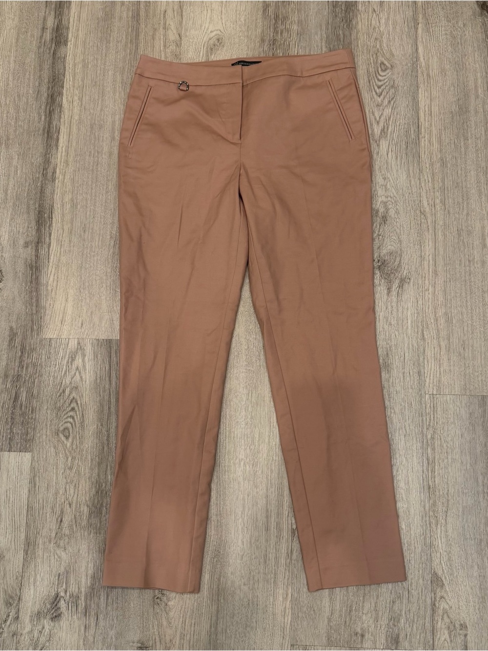 Adrianna Papell Dusty Pink Tailored Ankle Dress Pants Size 8